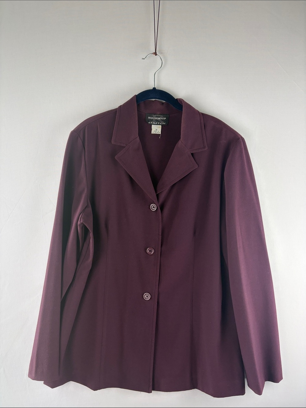 Requirements Plum Women's Blazer Jacket